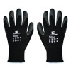 G40 Latex Coated Gloves, En388: 2142, Medium (Size 8), Gray/Black, 12 Pairs