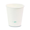 White Paper Hot Cups, 8 Oz, 50/Pack