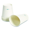 White Paper Hot Cups, 8 Oz, 50/Pack