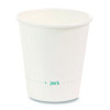 White Paper Hot Cups, 10 Oz, 50/Pack