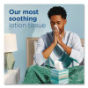 Plus Lotion Facial Tissue, 2-Ply, White, 124 Sheets/Box, 24 Boxes/Carton
