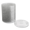 Compostable Straw Slot Plastic Cold Cup Lids, Fits 12 Oz/16 Oz Cold Cups, Clear, 500/Pack