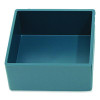 Three-Piece Plastic Drawer Organizer, 3.23 X 3.23 X 1.47, 6.26 X 3.23 X 1.47, 9.5 X 3.23 X 1.47, Teal, 3/Set