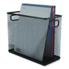 Wire Mesh Box-Style Vertical Document Organizer, 1 Section, Letter-Size, 5.79 X 12.4 X 10.16, Matte Black