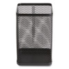 Wire Mesh Jumbo Pencil Holder, 4.33 X 4.33 X 6.69, Black