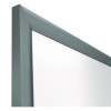 Magnetic Porcelain Dry Erase Board, 96" x 48", White Surface, Gray/Natural Aluminum Frame