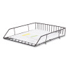 Vena Paper Tray, 1 Section, Holds 11" x 8.5" Sheets, 10.04 x 12.44 x 2.01, Black