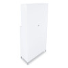 Essentials Laminate Bookcase, Five-Shelf, 35.8w x 14.9d x 72h, White