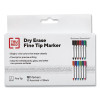 Dry Erase Marker, Pen-Style, Fine Bullet Tip, Assorted Colors, 12/Pack