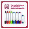 Dry Erase Marker, Pen-Style, Fine Bullet Tip, Assorted Colors, 4/Kit