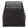 Wire Mesh Vertical Document Sorter, 7 Sections, Letter-Size, 11.65 X 20 X 6.61, Matte Black