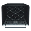 Wire Mesh Vertical Document Sorter, 7 Sections, Letter-Size, 8.54 X 15.43 X 8.77, Matte Black