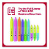 Tank Style Twin Tip Highlighters, Assorted Ink Colors, Chisel Tip, Assorted Barrel Colors, 3/Pack