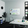 Melamine Dry Erase Board, 60" x 36", White Surface, Gray/Natural Aluminum Frame