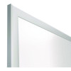 Magnetic Steel Dry Erase Board, 48" x 72", White Surface, Gray/Natural Aluminum Frame