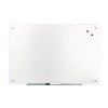 Magnetic Tempered Glass Dry Erase Board, 36" x 24", White Surface