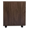 Essentials Mobile Pedestal File, Left Or Right, 3-Drawers: Box/Box/File, Legal/Letter, Espresso, 15.6" X 21.3" X 24.3"