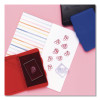 Pre-Inked Felt Stamp Pad, 4.25 x 2.75, Red, 36/Carton