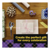 Gift Wrap Tape With Dispenser, 1" Core, 0.75" x 300", Transparent, 3/Pack