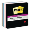Pads In Simply Serene Colors, 3 x 3, 90 Sheets/Pad, 5 Pads/Pack
