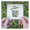 Eco Blend Max Can Liners, 30 Gal, 1 Mil, 24" x 27", Black, 25 Bags/Roll, 20 Rolls/Carton