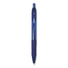 Striderio Gel Pen, Retractable, Medium 0.7 Mm, Blue Ink, Translucent Blue Barrel, 12/Box