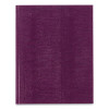 Executive Notebook With Ribbon Bookmark, 1-Subject, Medium/College Rule, Grape Cover, (75) 10.75 x 8.5 Sheets