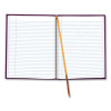 Executive Notebook With Ribbon Bookmark, 1-Subject, Medium/College Rule, Grape Cover, (75) 10.75 x 8.5 Sheets