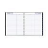 Dayminder Academic Monthly Desktop Planner, Twin-Wire Binding, 11 x 8.5, Charcoal Cover, 12-Month (July To June): 2025-2026