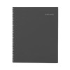 Dayminder Academic Monthly Desktop Planner, Twin-Wire Binding, 11 x 8.5, Charcoal Cover, 12-Month (July To June): 2025-2026