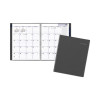 Dayminder Academic Monthly Desktop Planner, Twin-Wire Binding, 11 x 8.5, Charcoal Cover, 12-Month (July To June): 2025-2026