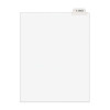 Avery-Style Preprinted Legal Bottom Tab Divider, 26-Tab, Exhibit K, 11 x 8.5, White, 25/Pk