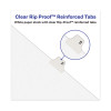 Avery-Style Preprinted Legal Bottom Tab Divider, 26-Tab, Exhibit K, 11 x 8.5, White, 25/Pk