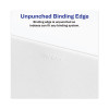 Avery-Style Preprinted Legal Bottom Tab Divider, 26-Tab, Exhibit K, 11 x 8.5, White, 25/Pk