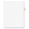 Preprinted Legal Exhibit Side Tab Index Dividers, Avery Style, 10-Tab, 57, 11 X 8.5, White, 25/Pack, (1057)