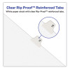 Preprinted Legal Exhibit Side Tab Index Dividers, Avery Style, 10-Tab, 57, 11 X 8.5, White, 25/Pack, (1057)
