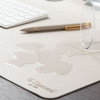 Vegan Leather Desk Pads, 36" x 17", Sandstone