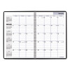 Dayminder Monthly Planner, Ruled Blocks, 12" x 8", Black Cover, 14-Month: Dec 2025 To Jan 2027