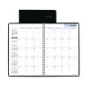 Dayminder Monthly Planner, Ruled Blocks, 12" x 8", Black Cover, 14-Month: Dec 2025 To Jan 2027