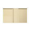 Assembled 78" High Heavy-Duty Welded Storage Cabinet, Four Adjustable Shelves, 36w X 24d, Putty