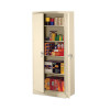 Assembled 78" High Heavy-Duty Welded Storage Cabinet, Four Adjustable Shelves, 36w X 24d, Putty