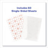 Clear Self-Adhesive Laminating Sheets, 3 Mil, 9" X 12", Matte Clear, 50/Box
