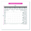 Monthly Desk Pad Calendar, Monthly Coloring Artwork, 22 x 17, Black Binding, Clear Corners, 12-Month (Jan To Dec): 2026