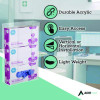 Acrylic Glove Dispenser, Triple Box Capacity, 10.2 x 3.5 x 16.1, Clear
