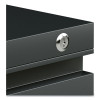 File Pedestal With Full-Length Pull, Left Or Right, 2-Drawers: Box/File, Legal/Letter, Charcoal, 14.96" X 19.29" X 21.65"