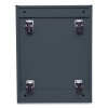 File Pedestal With Full-Length Pull, Left Or Right, 2-Drawers: Box/File, Legal/Letter, Charcoal, 14.96" X 19.29" X 21.65"