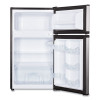 Counter-Height  3.1 Cu. Ft. Two-Door Refrigerator/Freezer, Black/Stainless Steel