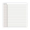 Lined Notes Pages For Planners/Organizers, 8.5 x 5.5, White Sheets, Undated, 30 Sheets