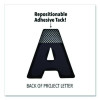 Black And White Poster Letters And Numbers, 10" Tall, Assorted Character Colors, 310/Pack