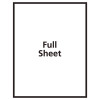 Avery Sticker Project Paper Laser/Inkjet Multipurpose Labels, 11 x 8.5, Glossy Clear, 1 Label/Sheet, 7 Sheets/Pack